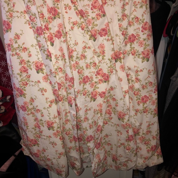 HOUSE OF CB 'Carmen' Rose Print Bustier Sundress NWOT PERFECT CONDITION SIZE L - Picture 9 of 11